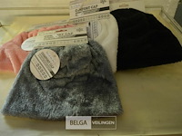 5 fleece wintermutsen div. kleuren