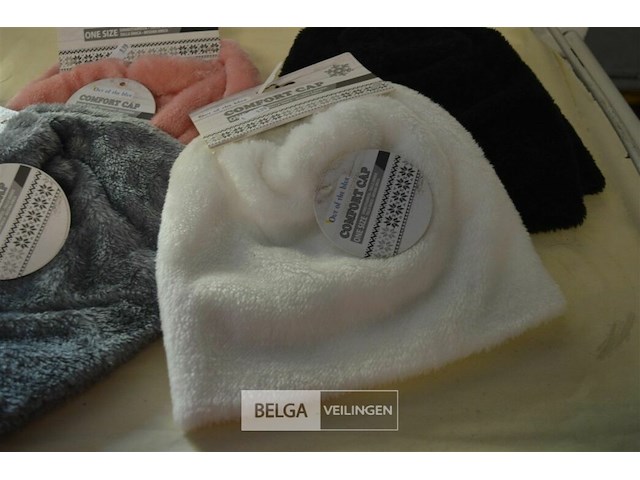 5 fleece wintermutsen div. kleuren - afbeelding 2 van  4