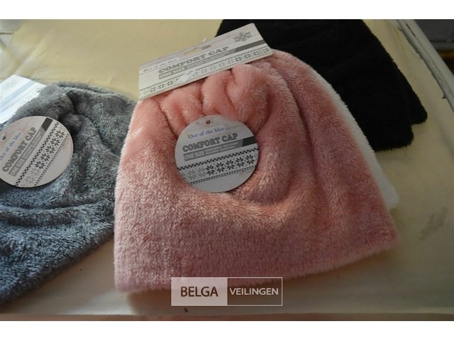 5 fleece wintermutsen div. kleuren - afbeelding 4 van  4