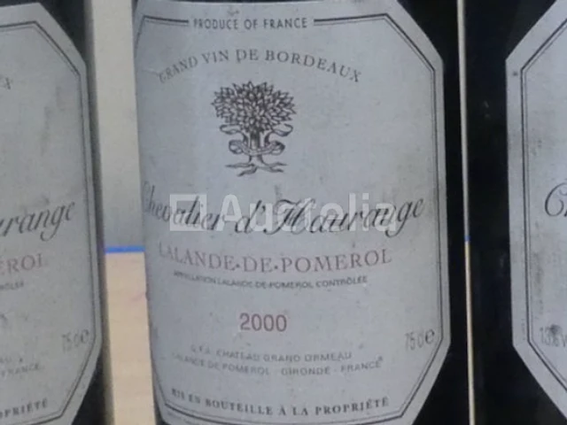 5 flessen 75 cl chevalier d'haurange 2000 wijn (010871-067) - afbeelding 1 van  5