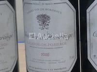 5 flessen 75 cl chevalier d'haurange 2000 wijn (010871-067)