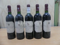 5 flessen 75 cl chevalier d'haurange 2000 wijn (010871-067) - afbeelding 3 van  5