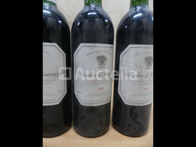 5 flessen 75 cl chevalier d'haurange 2000 wijn (010871-067) - afbeelding 4 van  5