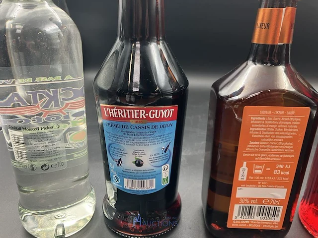 5 flessen diverse geestrijke dranken - afbeelding 5 van  5