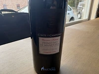 5 flessen rode wijn primitivo di manduria - afbeelding 2 van  4