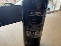 5 flessen rode wijn primitivo di manduria - afbeelding 3 van  4