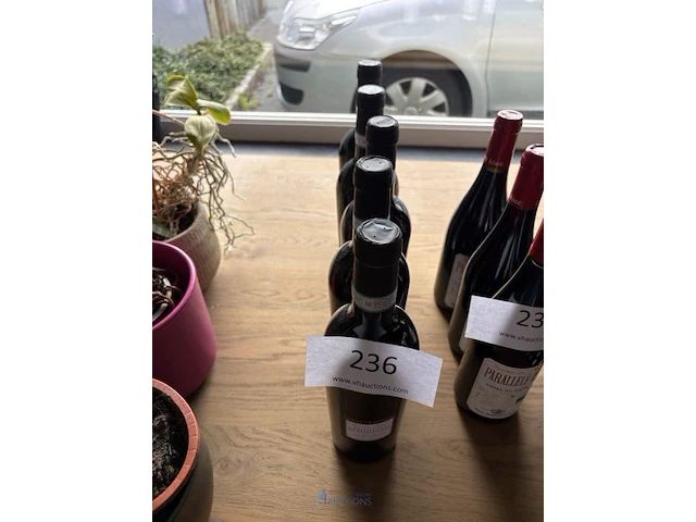 5 flessen rode wijn primitivo di manduria - afbeelding 4 van  4