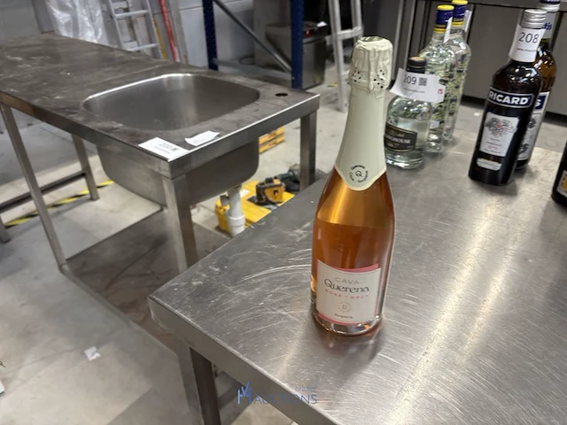 5 flessen rose cava querena - afbeelding 1 van  4