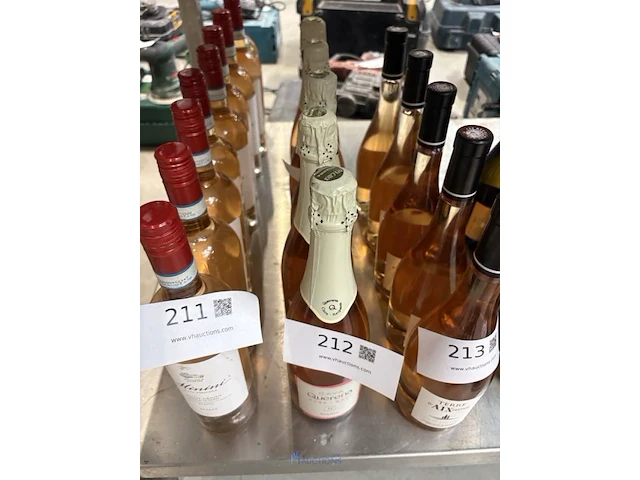 5 flessen rose cava querena - afbeelding 4 van  4