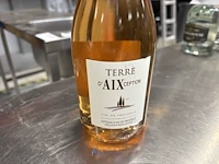 5 flessen rose wijn terre d'aixception - afbeelding 2 van  4