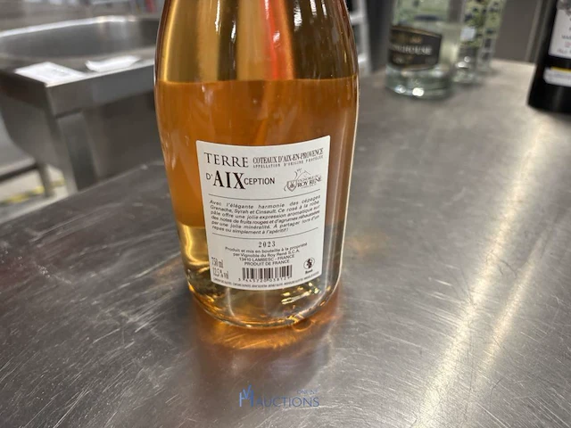 5 flessen rose wijn terre d'aixception - afbeelding 3 van  4