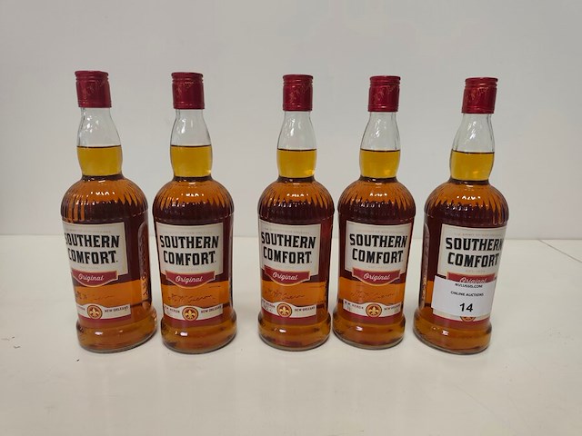 5 flessen southern comfort - afbeelding 1 van  4