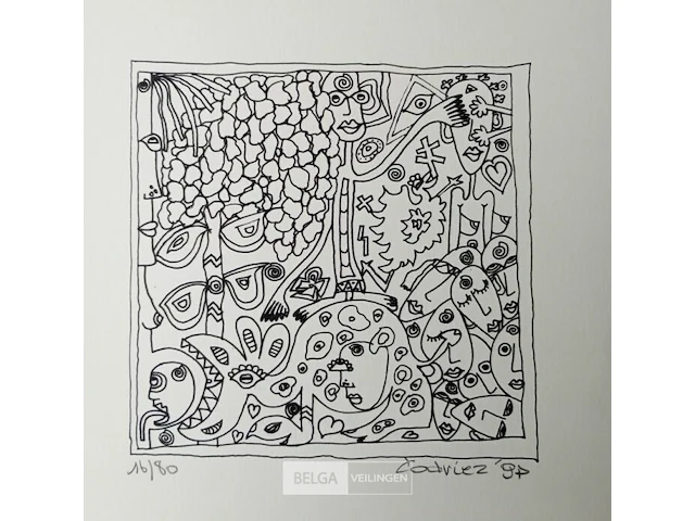 5 grafische werken, codviez - afbeelding 3 van  6