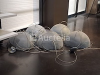 5 halve-bol type hanglampen - afbeelding 1 van  1