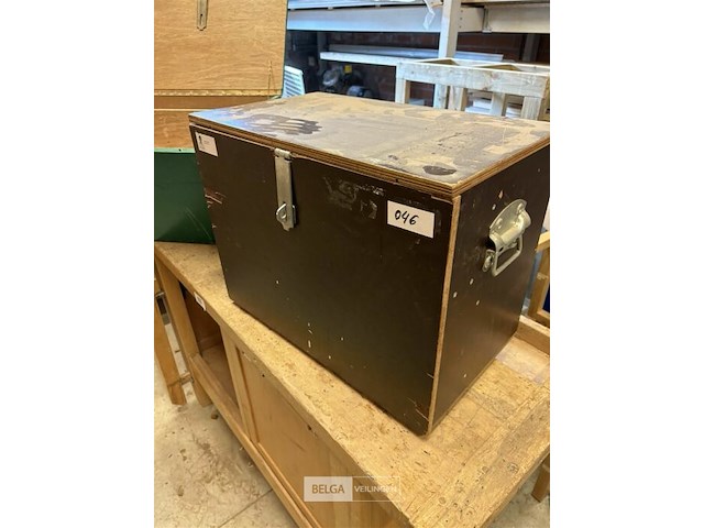 5 houten werkkoffers/gereedschapskoffers - afbeelding 1 van  3