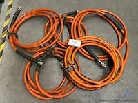 5 hydraulische enkelwerkende slangen holmatro, 8 bar
