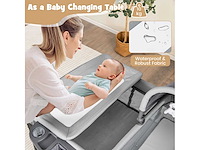 5-in-1 draagbaar kinderdagverblijf met wieg en wiegje - afbeelding 5 van  5