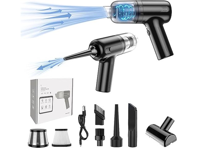 5 in 1 mini handstofzuiger - afbeelding 1 van  4