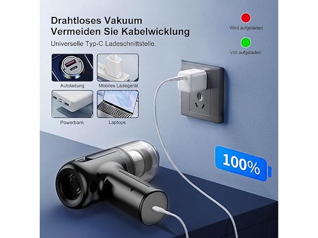 5 in 1 mini handstofzuiger - afbeelding 4 van  4