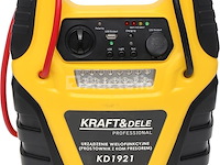 5-in-1 starter - multifunctioneel apparaat - kraft&dele starter, compressor, zaklamp - afbeelding 1 van  4