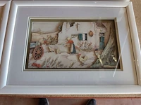 5 ingelijste 3d reliefschilderijen anton pieck - afbeelding 2 van  8