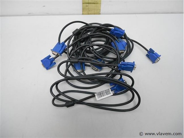 5 kabels vga (15 pin) - afbeelding 1 van  1