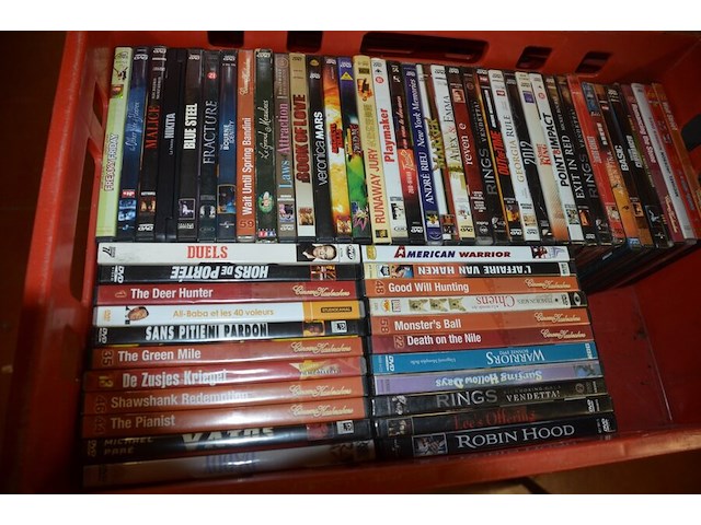5 kisten gevuld met ca. 400 dvd's - afbeelding 4 van  10