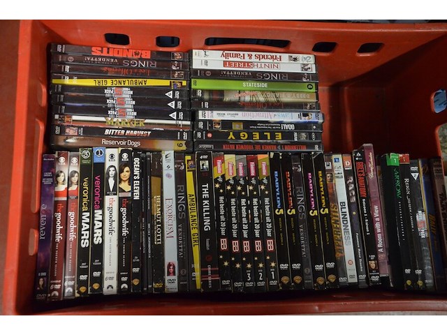 5 kisten gevuld met ca. 400 dvd's - afbeelding 10 van  10
