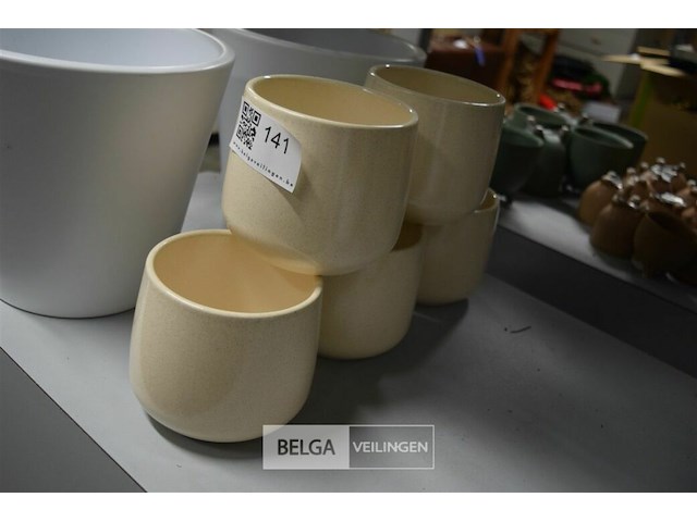 5 kleine bloempotjes - afbeelding 2 van  2