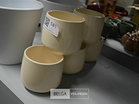 5 kleine bloempotjes - afbeelding 2 van  2