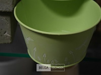 5 kleine ijzeren bloempotjes - afbeelding 2 van  2