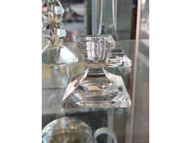 5 kristallen kandelaars villeroy & boch - afbeelding 4 van  8