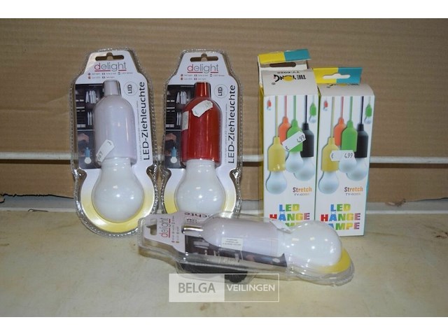 5 led hanglampen - afbeelding 1 van  1