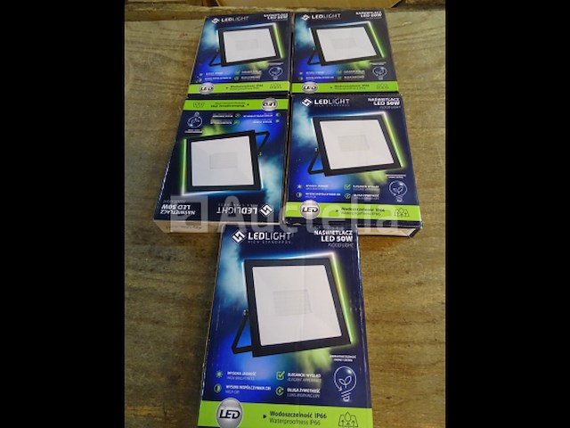 5 led-spotlights 50 w led-licht - afbeelding 1 van  4