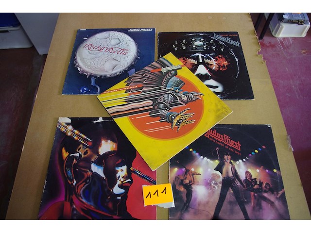 5 lp's judas priest - afbeelding 1 van  1