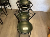 5 metalen horecastoelen - afbeelding 2 van  4