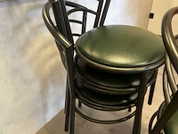 5 metalen horecastoelen - afbeelding 3 van  4