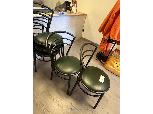 5 metalen horecastoelen - afbeelding 4 van  4