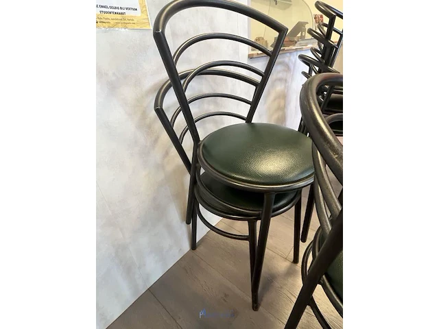 5 metalen horecastoelen - afbeelding 3 van  5