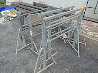 5 metalen schragen - afbeelding 1 van  3