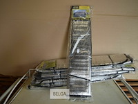 5 metallische zonnebescherming 130x60 cm - afbeelding 1 van  3