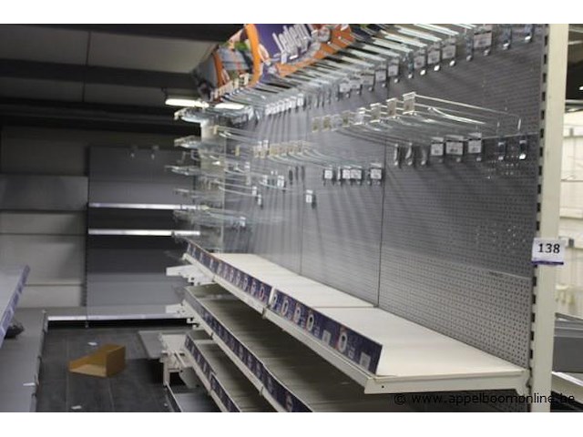 5 meter dubbele gondolastelling met inhoud - afbeelding 4 van  5