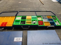 5 opbergkoffers met inhoud - afbeelding 2 van  2