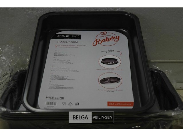 5 ovenschotels 33,4x23,4x4 cm - afbeelding 2 van  2