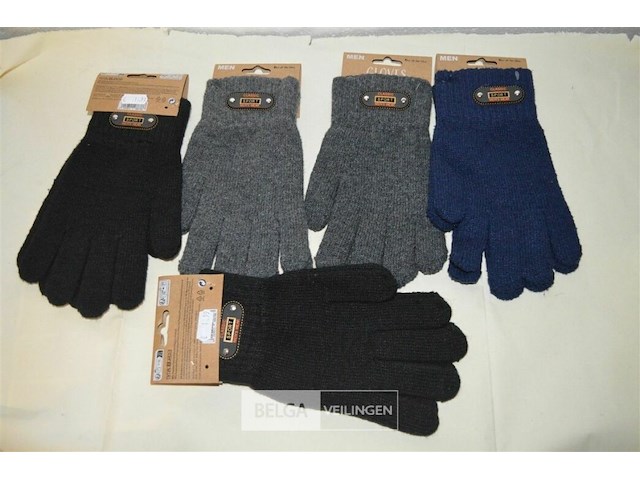 5 paar handschoenen voor mannen div. kleuren - afbeelding 1 van  3