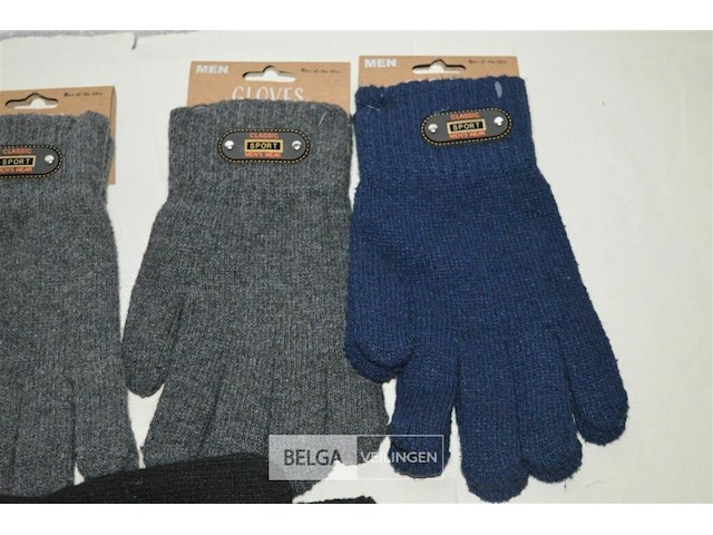 5 paar handschoenen voor mannen div. kleuren - afbeelding 3 van  3