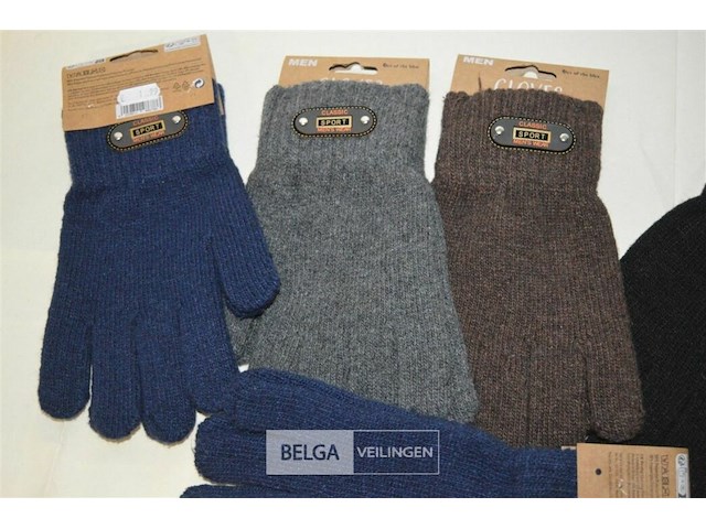 5 paar handschoenen voor mannen div. kleuren - afbeelding 2 van  4