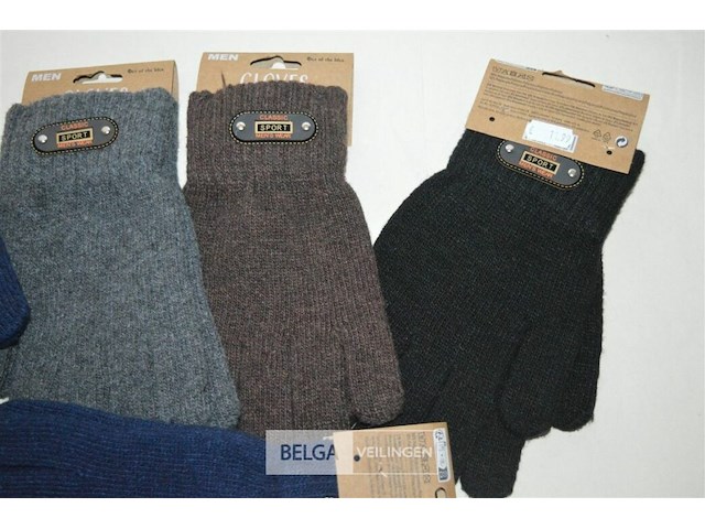 5 paar handschoenen voor mannen div. kleuren - afbeelding 3 van  4