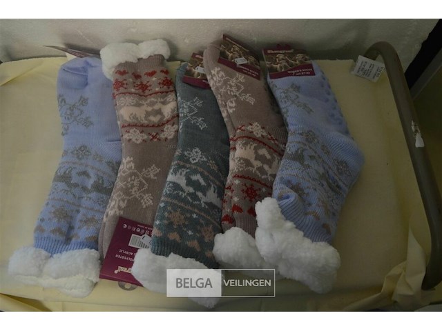 5 paar huissokken mt 37/42 - afbeelding 1 van  3