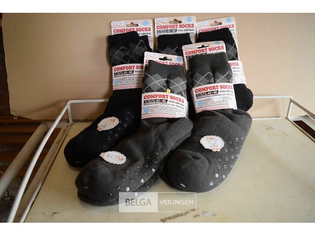 5 paar huissokken mt 42-46 - afbeelding 1 van  2